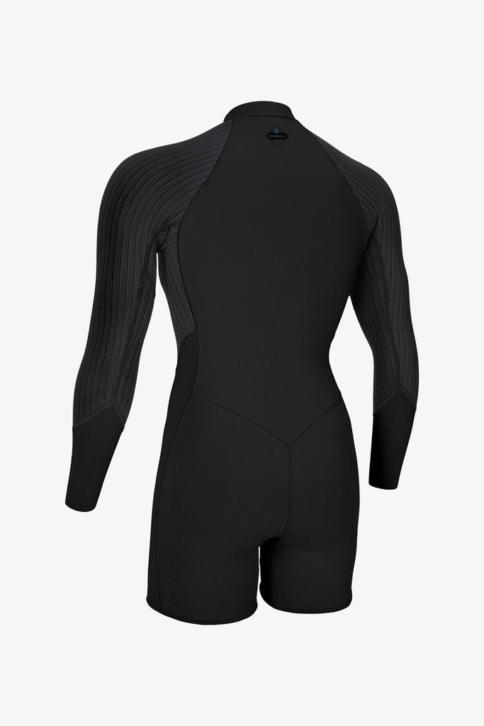 Oneill Womens Wetsuit Hyperfreak Front Zip 2mm LS Springsuit
