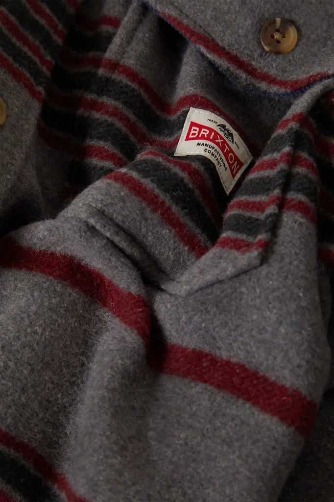 Brixton Mens Shirt Altered Threads Overshirt