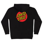 Santa Cruz Skateboards Mens Sweatshirt Classic Dot Zip Hoodie
