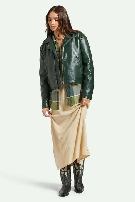 Brixton Womens Jacket The Moto Vegan Leather