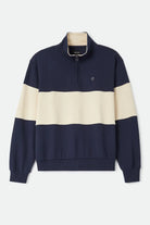 Brixton Mens Shirt Danville Quarter Zip Fleece