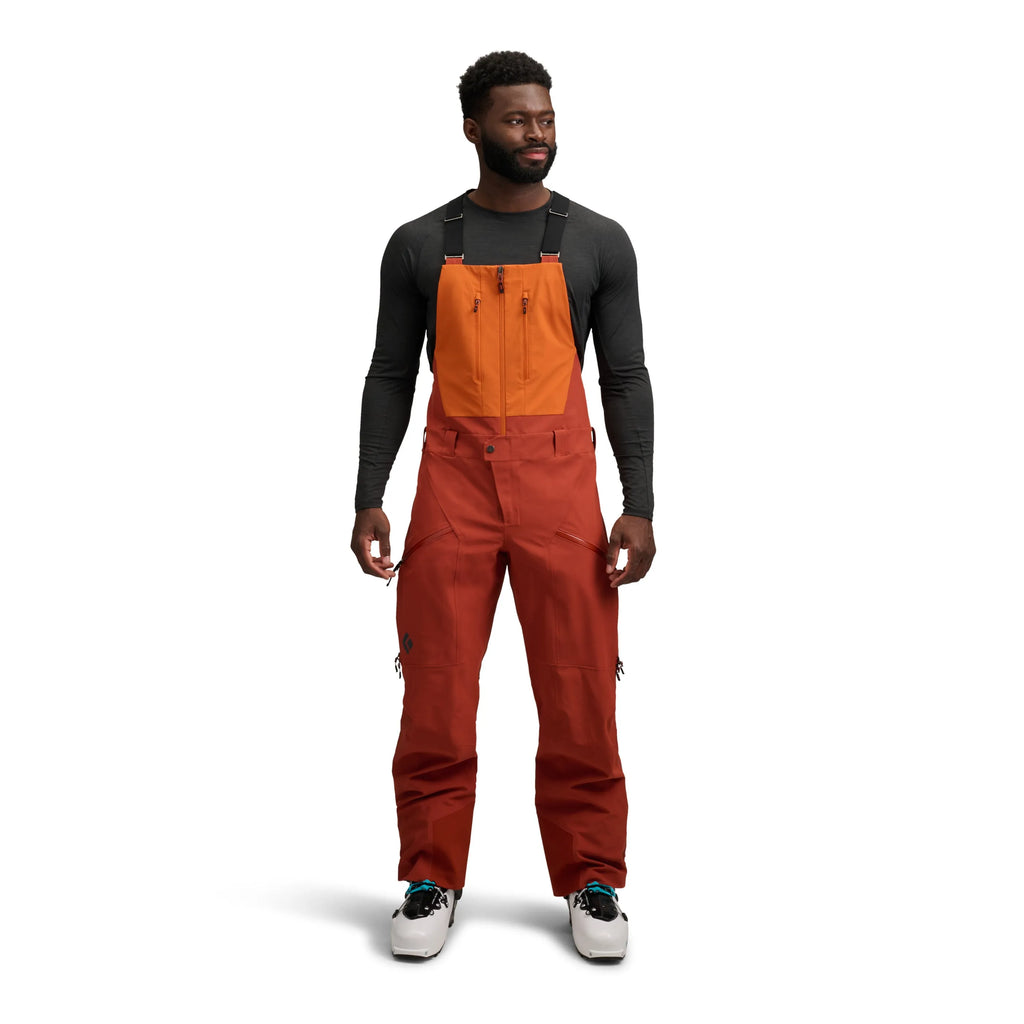 Black Diamond Mens Snow Pants Recon Stretch Bibs