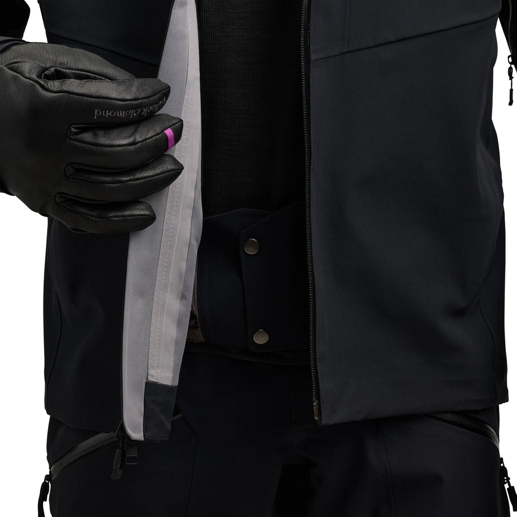 Black Diamond Mens Snow Jacket Recon Stretch Shell
