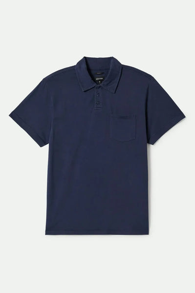 Brixton Mens Knit Vintage Wash Polo