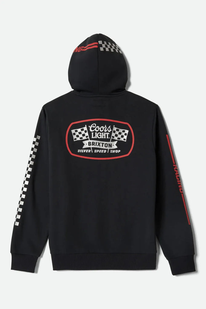 Brixton Mens Sweatshirt Coors Light Pit Stop Hoodie