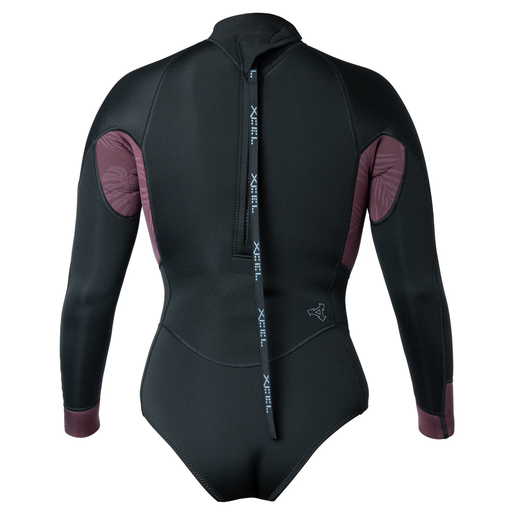 Xcel Women's Axis Long Sleeve Back Zip Cheeky Cut Spring Wetsuit 2mm DS