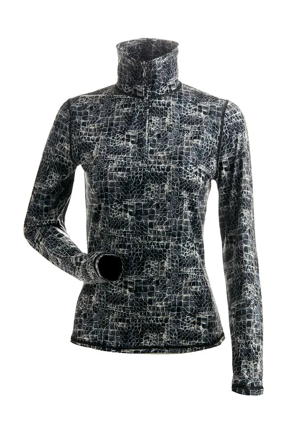 Nils Womens Base Layers Animal Print T Neck