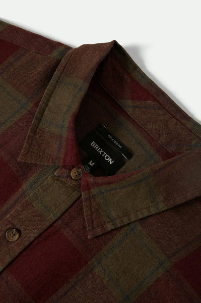 Brixton Mens Shirt Cru Linen Blend