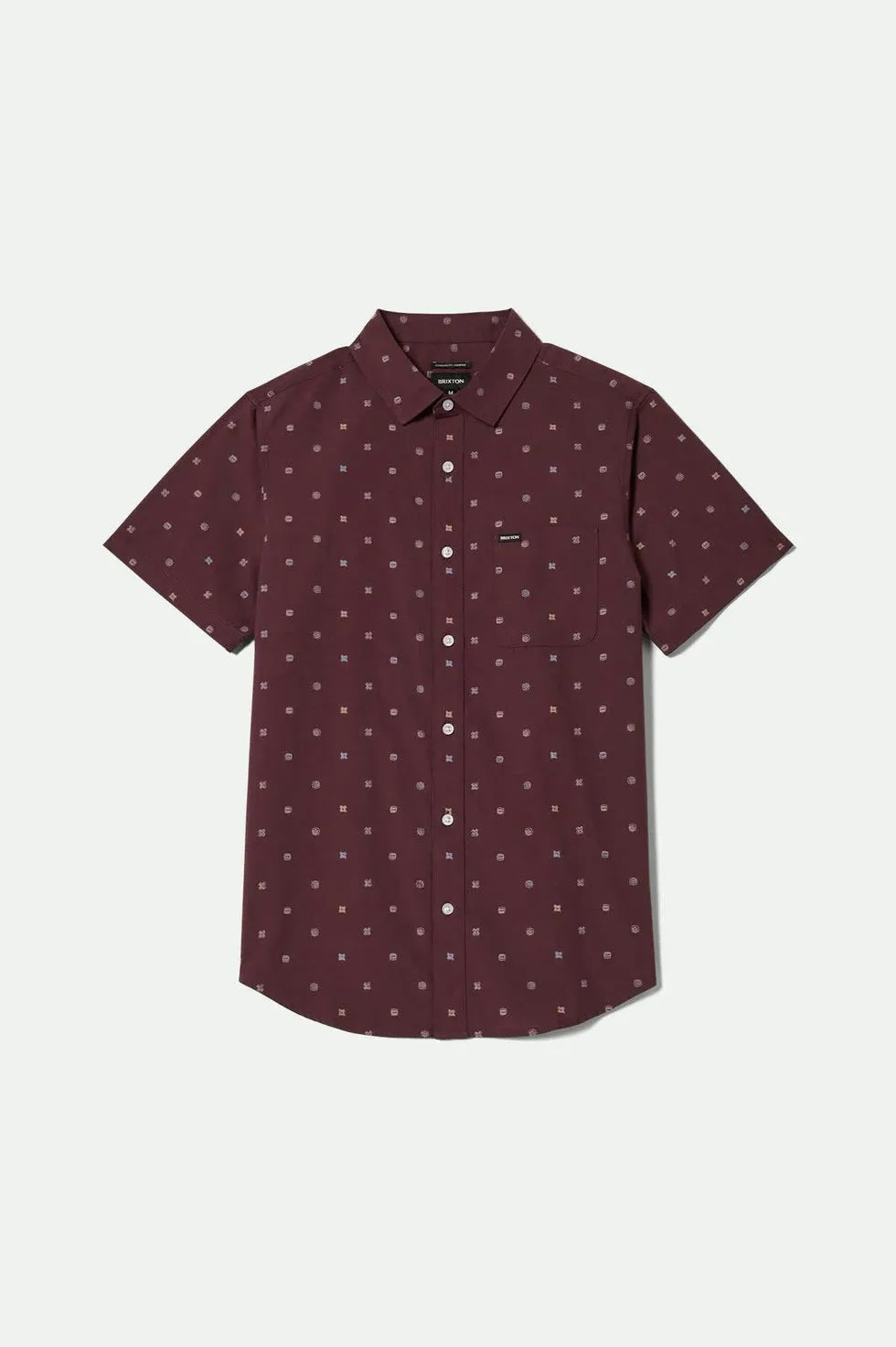 Brixton Mens Woven Charter Print