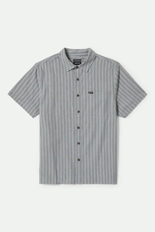 Brixton Mens Woven CRU Oxford Stripe