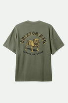 Brixton Mens Shirt Bauer Heavyweight Relaxed Tee