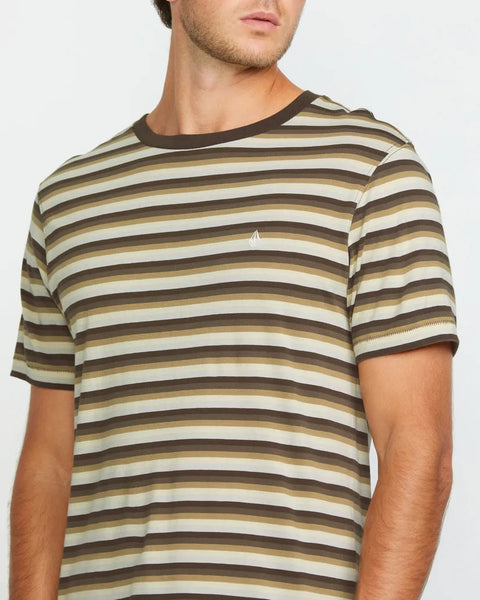 Volcom Mens Shirt Level Stone Crew