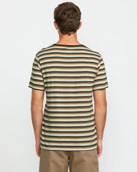 Volcom Mens Shirt Level Stone Crew