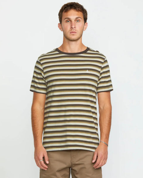 Volcom Mens Shirt Level Stone Crew