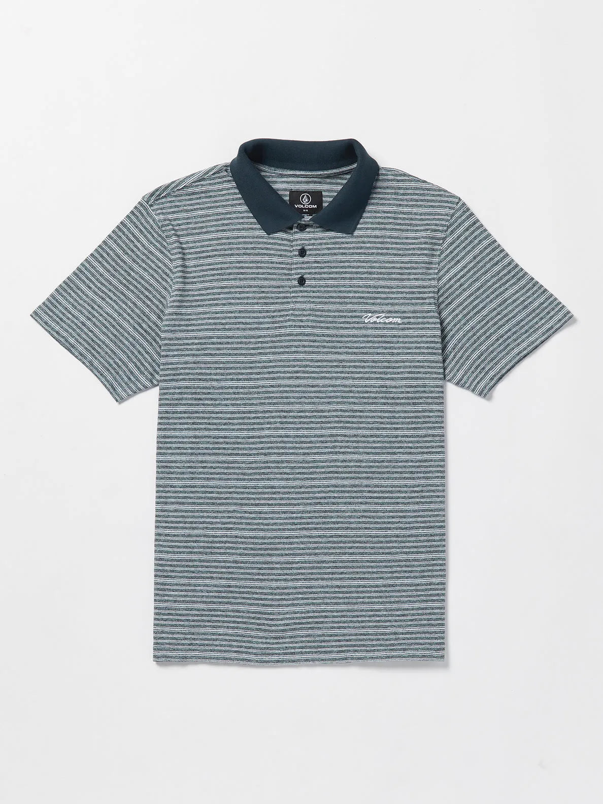Volcom Mens Knit Static Stone Polo