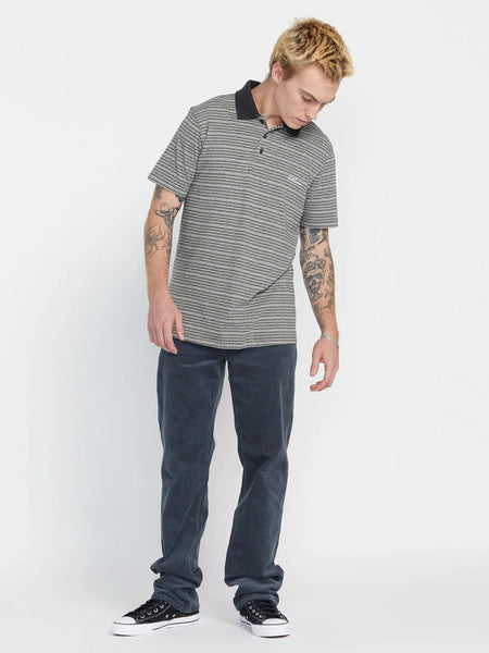 Volcom Mens Knit Static Stone Polo