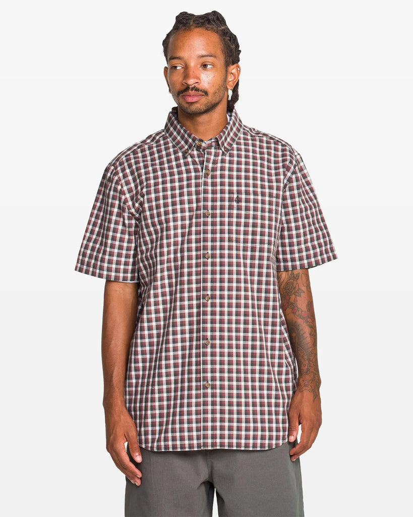Volcom Mens Woven Louie Check