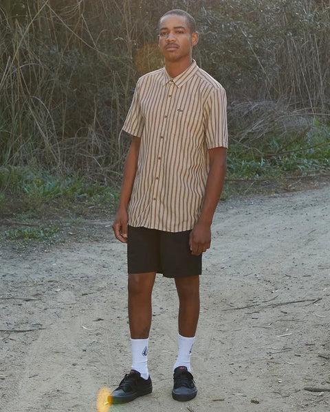 Volcom Mens Woven Arvostripe