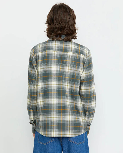 Volcom Mens Shirt Caden Plaid