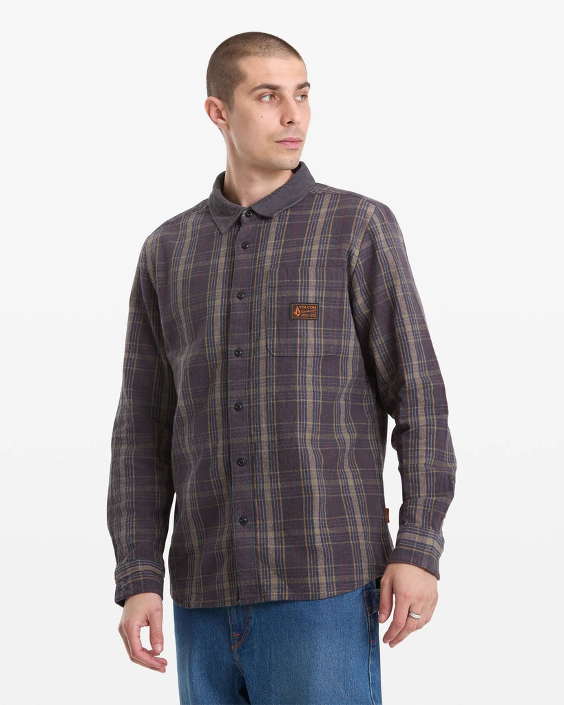 Volcom Mens Shirt Stonevise Plaid