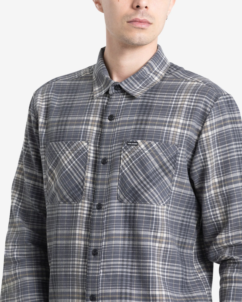 Volcom Mens Shirt Netastone Flannel