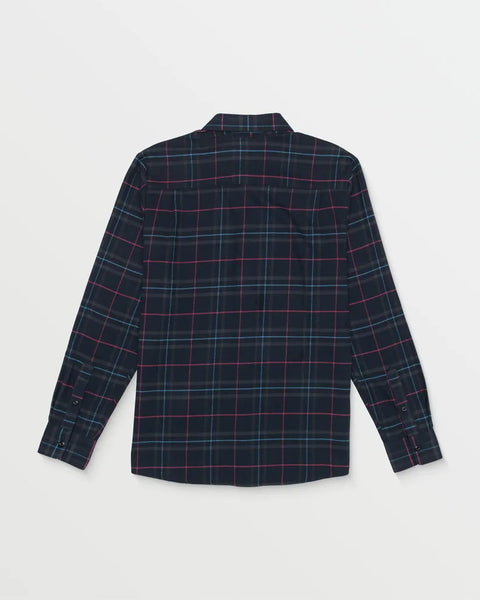 Volcom Mens Shirt Netastone Long Sleeve Flannel
