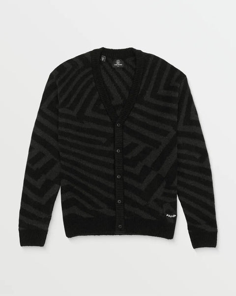 Volcom Mens Sweater Driftop Cardigan