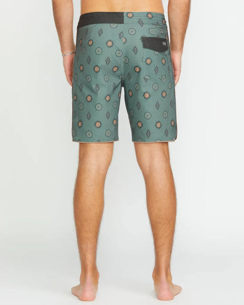 Volcom Mens Boardshorts Mister Fib Scallop Stoney