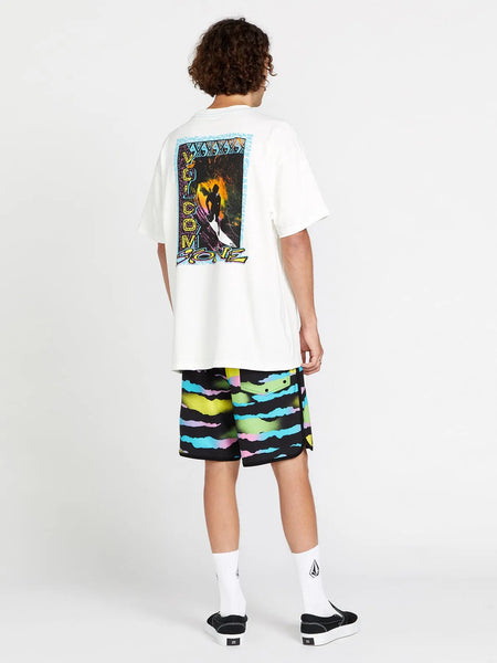 Volcom Mens Boardshorts Zebra Shield Scallop Mod-Tech