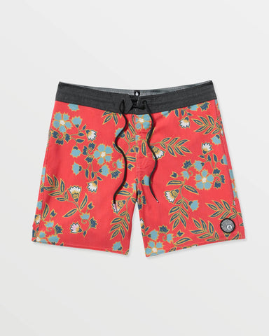 Volcom Mens Boardshorts Psyche Cotton Stoney 17"