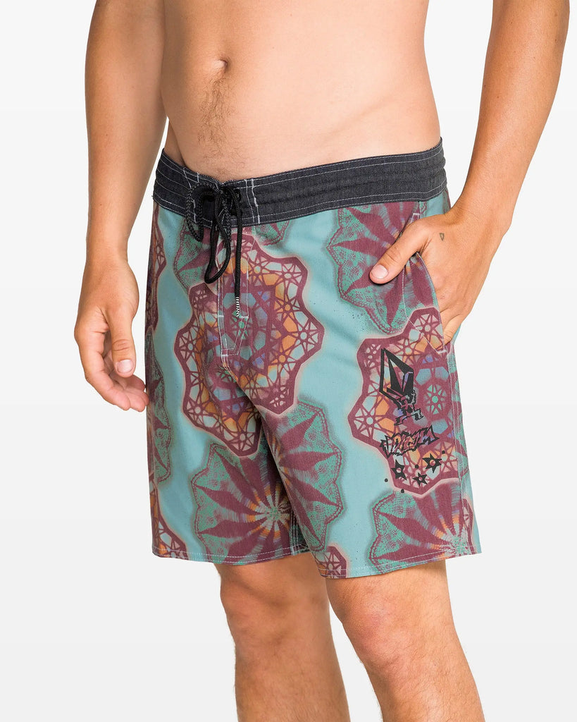 Volcom Mens Boardshorts Star Shields Featured Artist Pcs Stoney