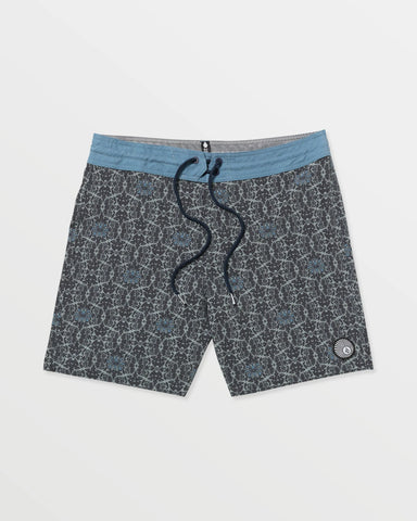 Volcom Mens Boardshorts Psych Cotton Stretch Stoney 17"