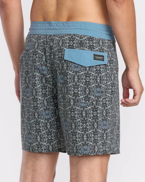 Volcom Mens Boardshorts Psych Cotton Stretch Stoney 17
