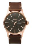 Nixon Watch Sentry Leather