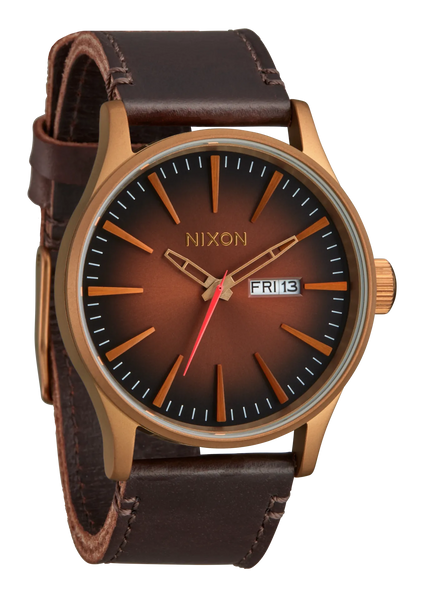 Nixon Watch Sentry Leather