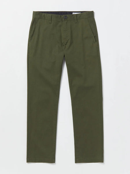 Pantaloncini Chino Volcom Frickin Modern Stretch Uomo | 53,3 Cm Cucitura, Vestibilità Moderna, 5 Tasche, Misto Elastan