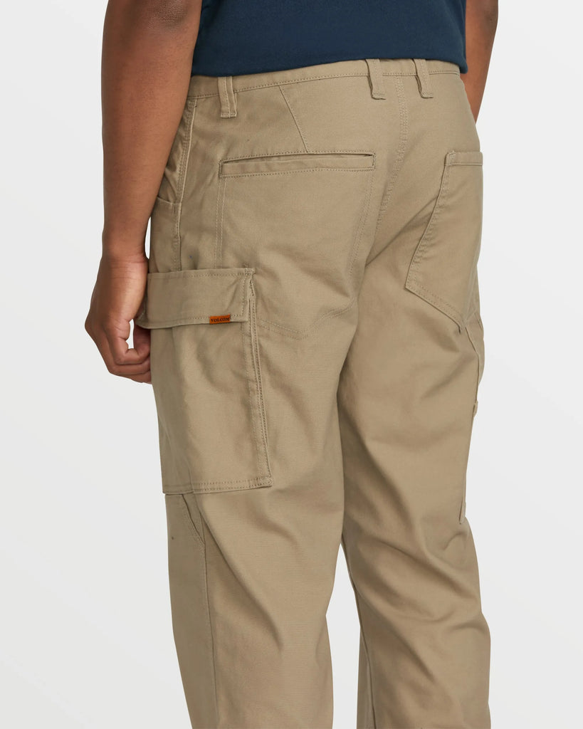 Volcom Mens Pants Caliper II Relaxed Work Pants