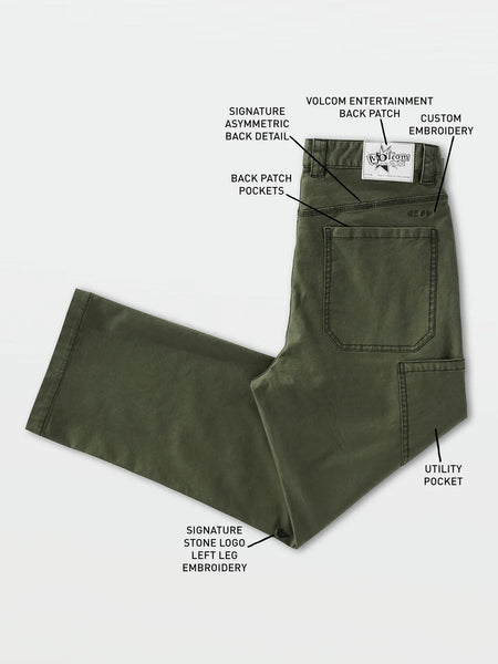 Volcom Mens Pants Volcom Entertainment Fat Tony Kraftsman