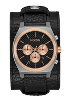 Nixon Watch Time Teller Chrono Leather