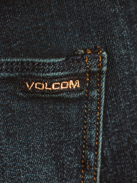 Volcom Mens Denim Vorta Slim Fit