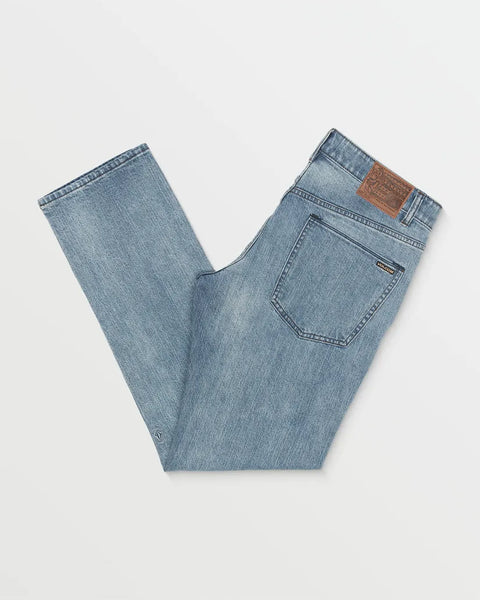 Volcom Mens Denim Solver Modern Fit Jeans