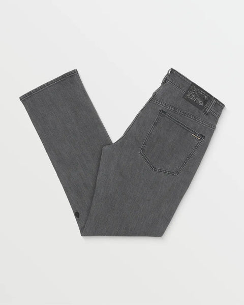 Volcom Mens Denim Solver Modern Fit Jeans