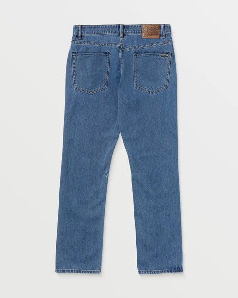 Volcom Mens Denim Solver Modern Fit Jeans
