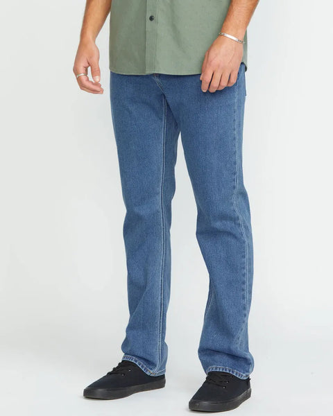 Volcom Mens Denim Solver Modern Fit Jeans