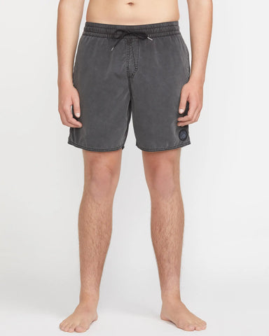 Volcom Mens Boardshorts Center Elastic Waist Trunks