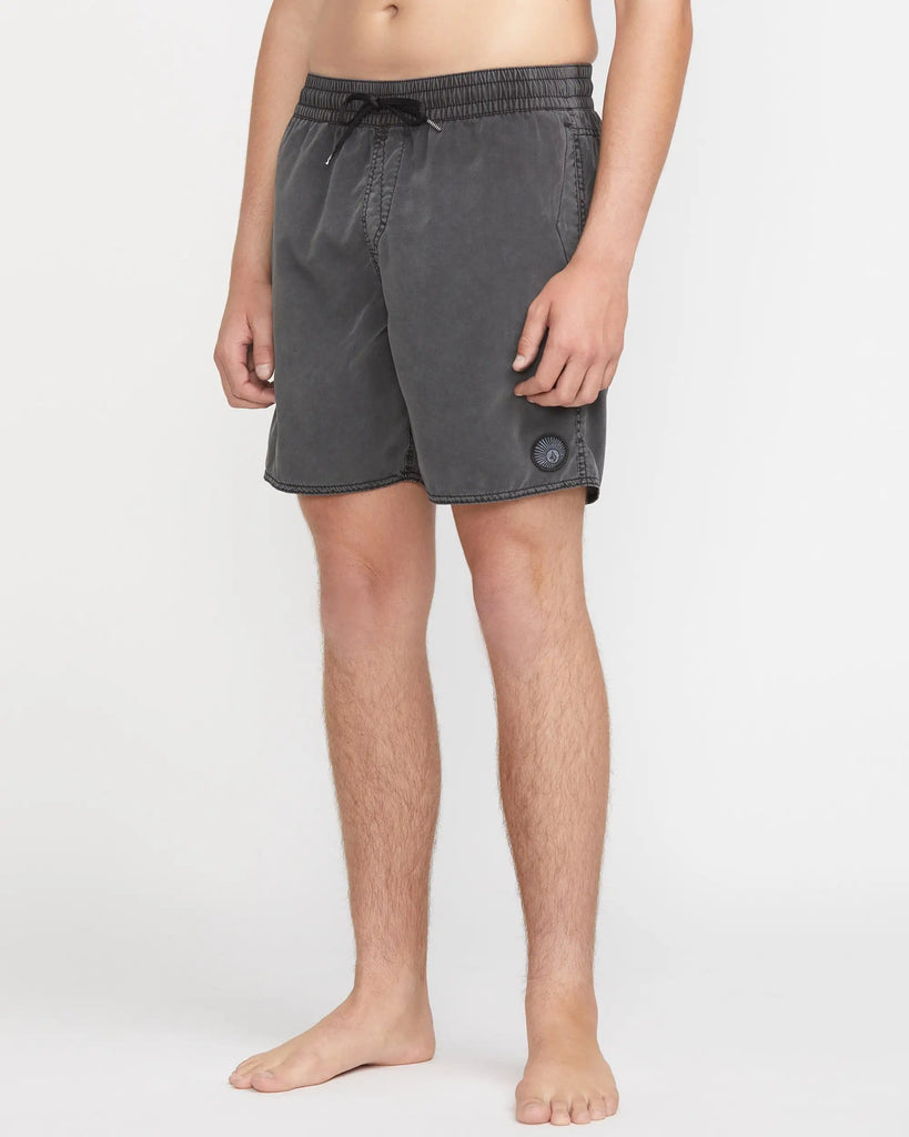 Volcom Mens Boardshorts Center Elastic Waist Trunks