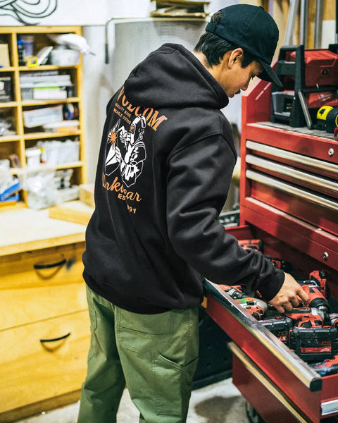 Volcom Mens Sweatshirt Welder Zip Hoodie