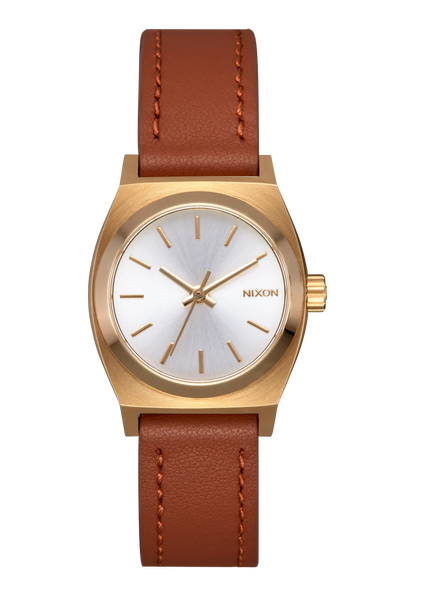 Nixon Watches Small Time Teller Leather