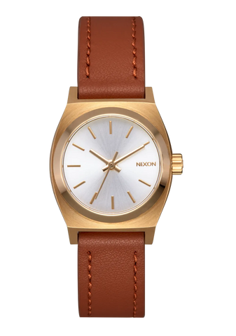 Nixon Watches Small Time Teller Leather