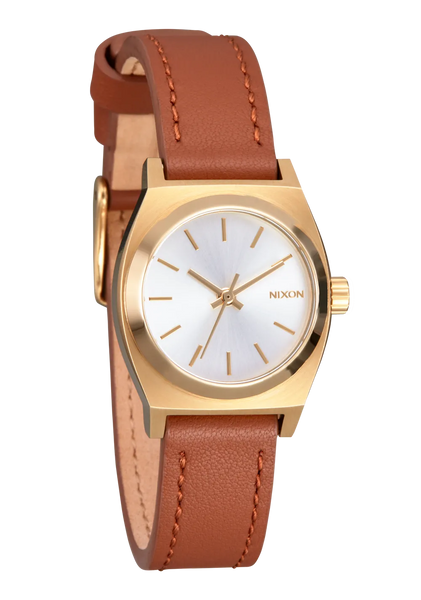 Nixon Watches Small Time Teller Leather